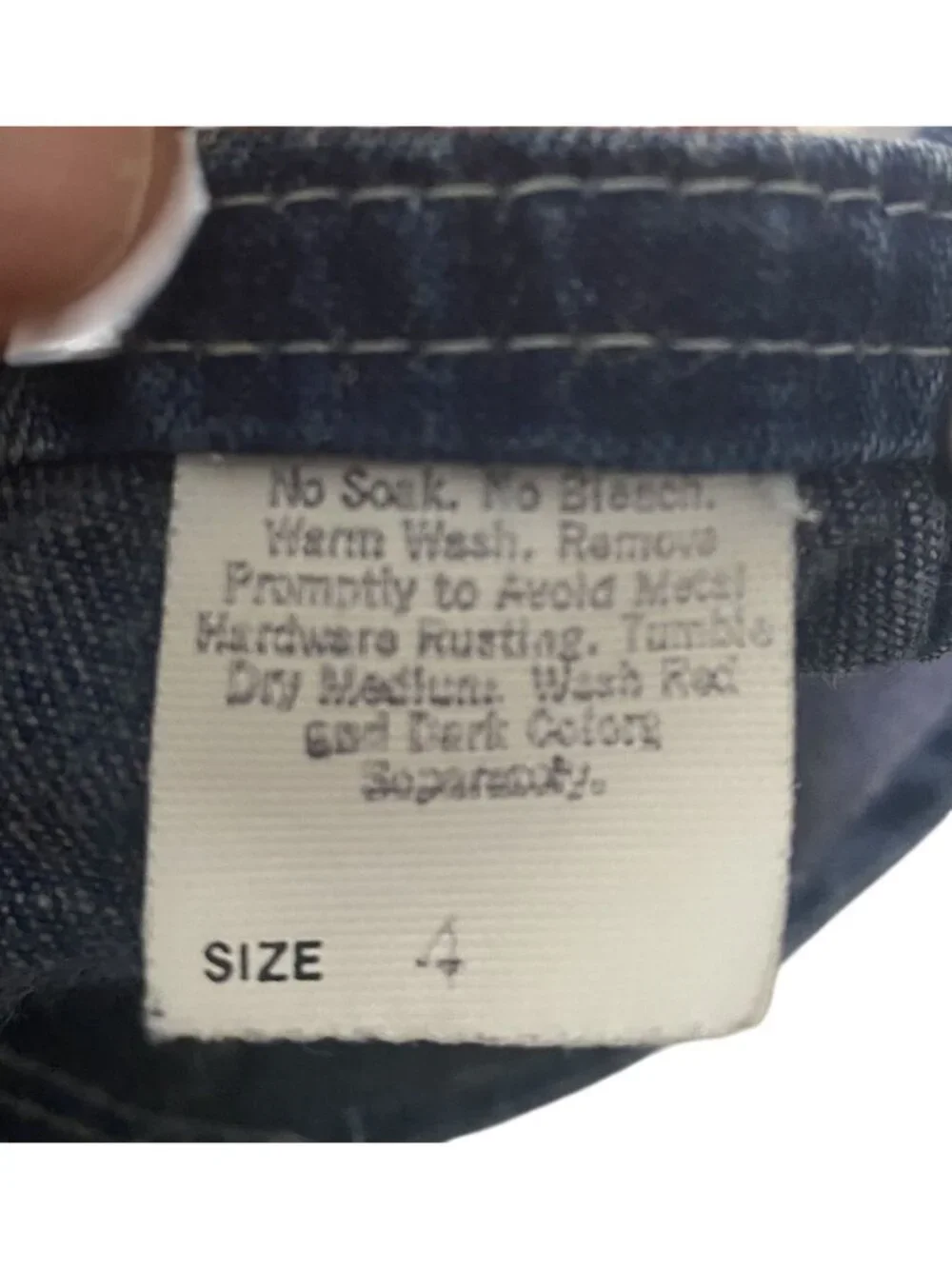 Vintage OSHKOSH B GOSH Bib Overalls Toddler Size 4 Blue Denim Vestbak Snap